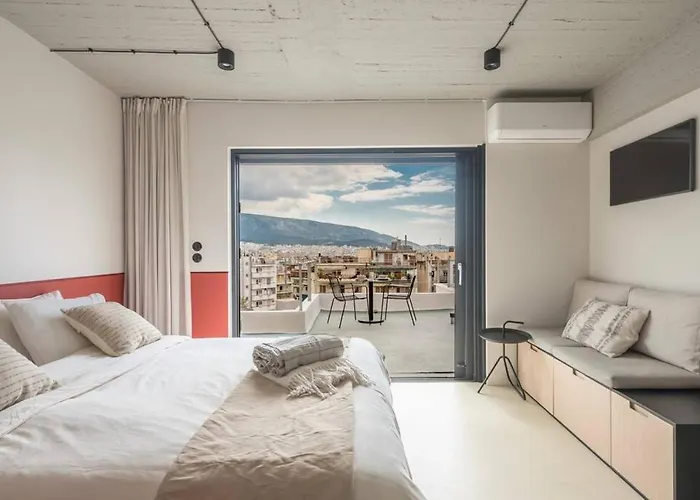 City-View Penthouse At Panormou